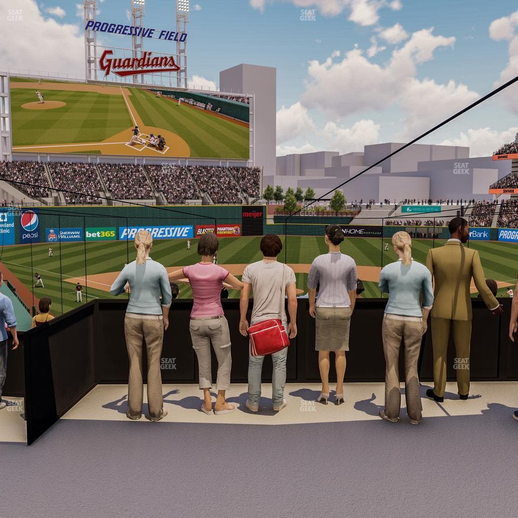 Progressive Field - Section Seatgeek Infield Lounge Seat View