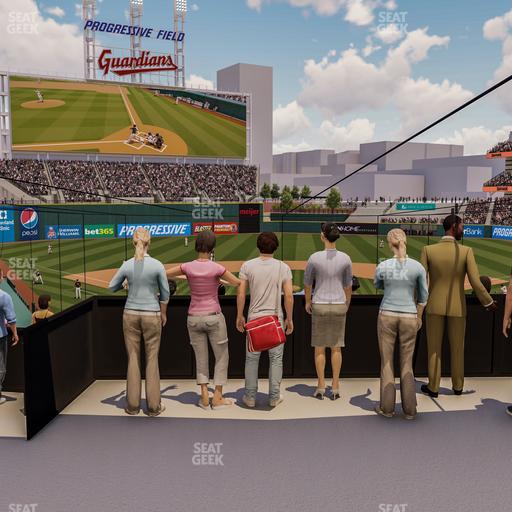 Progressive Field - Section Seatgeek Infield Lounge Seat View