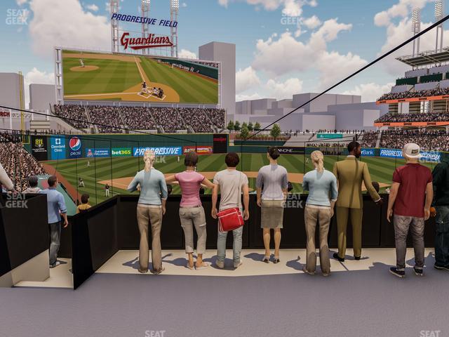 Progressive Field - Section Seatgeek Infield Lounge Seat View