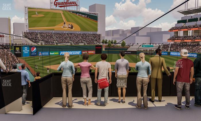 Progressive Field - Section Seatgeek Infield Lounge Seat View