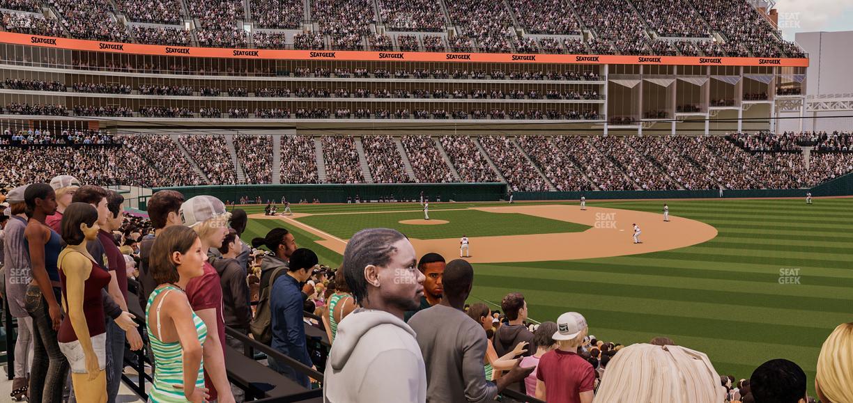 Progressive Field - Section The Corner Drink Rails Seat View