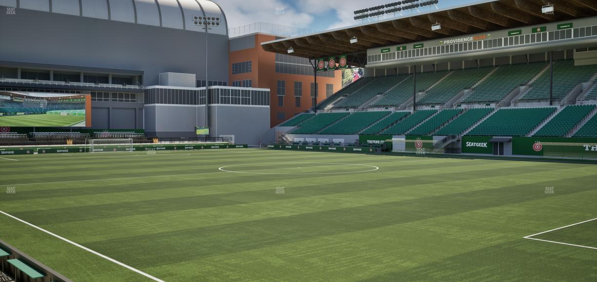 Providence Park - Section 101 Seat View
