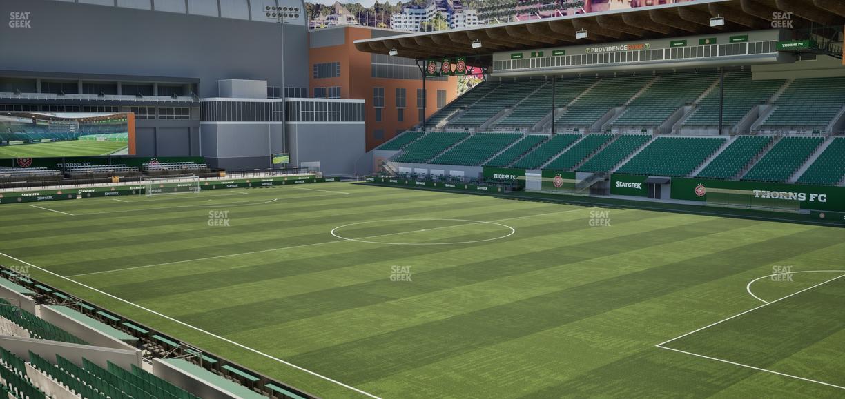 Providence Park - Section 101 Seat View