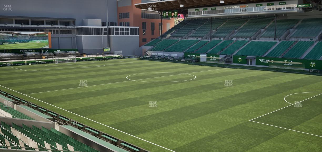 Providence Park - Section 101 Seat View
