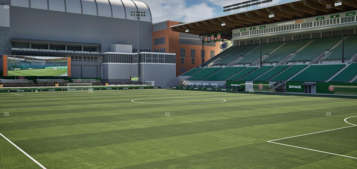 Providence Park - Section 102 Seat View