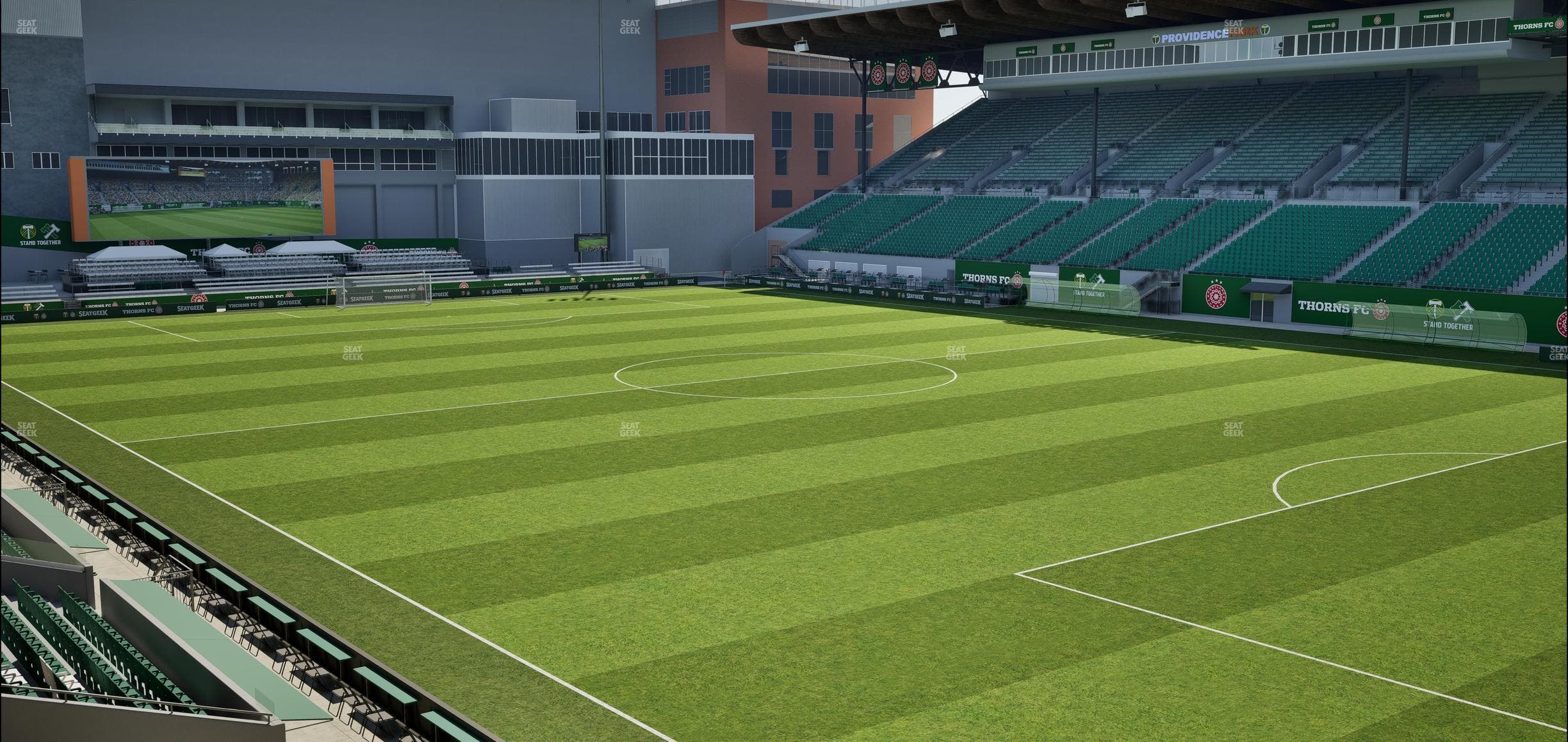 Providence Park - Section 102 Seat View