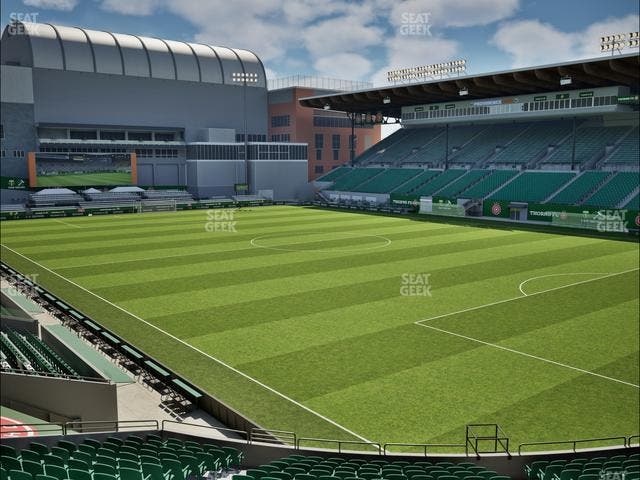 Providence Park - Section 102 Seat View