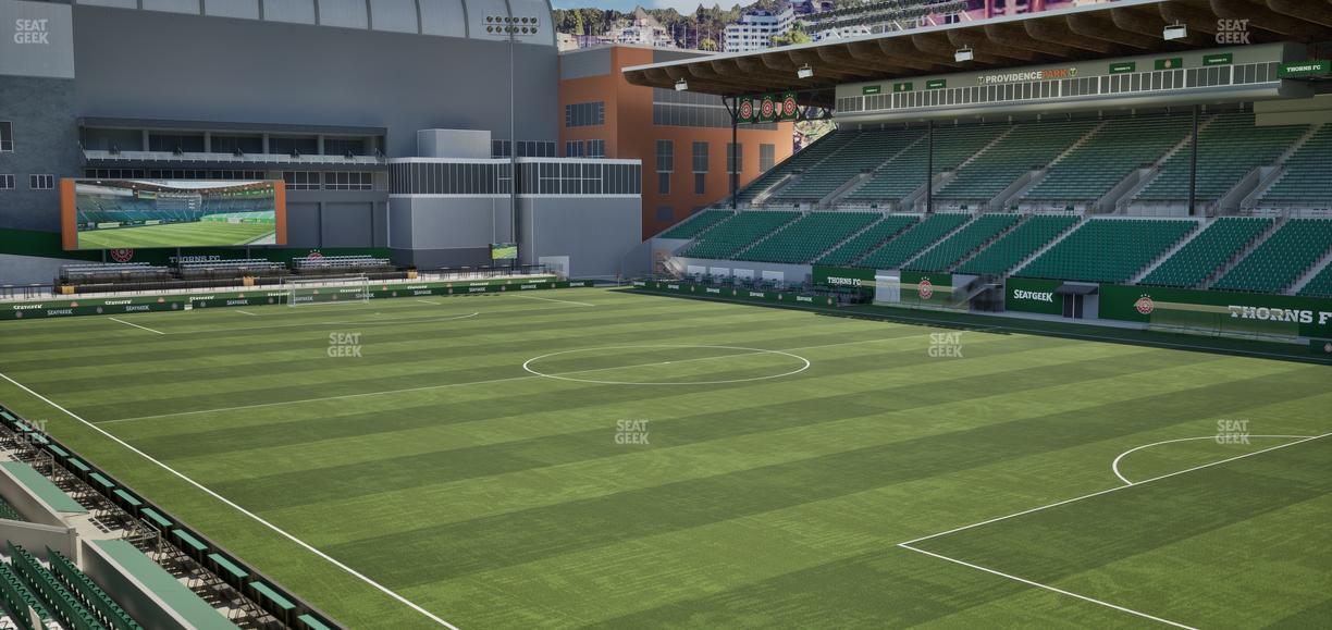 Providence Park - Section 102 Seat View