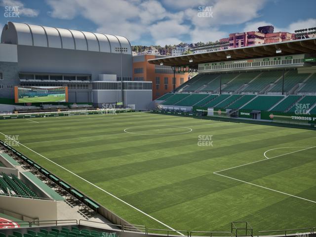 Providence Park - Section 102 Seat View