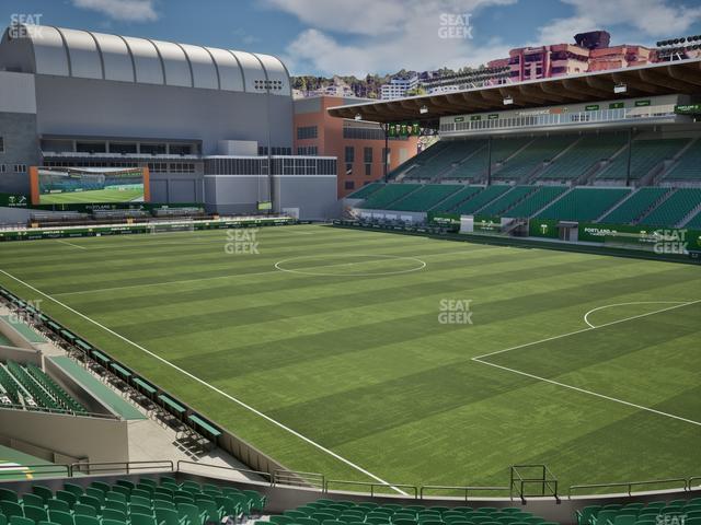 Providence Park - Section 102 Seat View