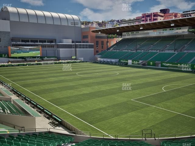 Providence Park - Section 102 Seat View