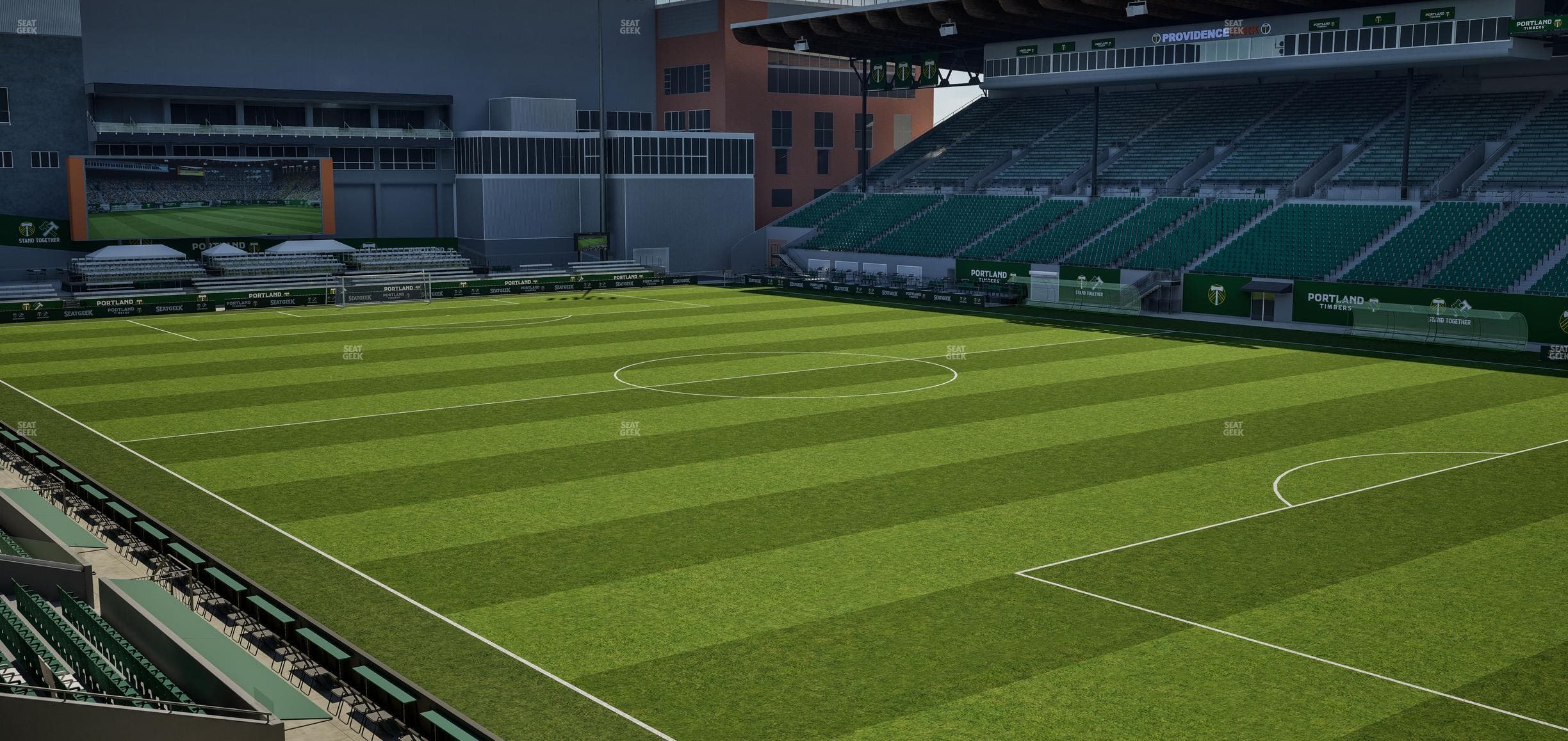 Providence Park - Section 102 Seat View
