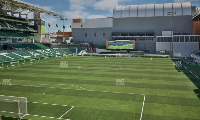 Providence Park - Section 109 Seat View