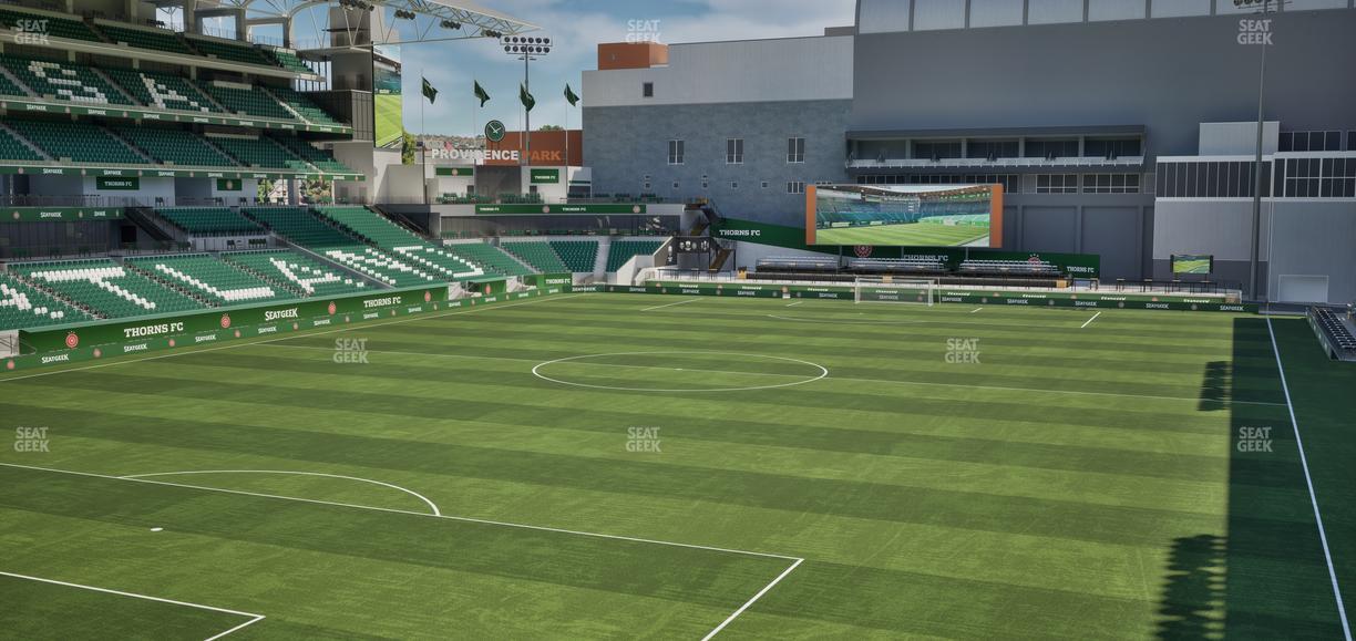 Providence Park - Section 110 Seat View