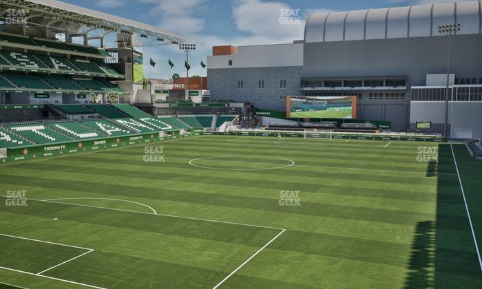 Providence Park - Section 110 Seat View