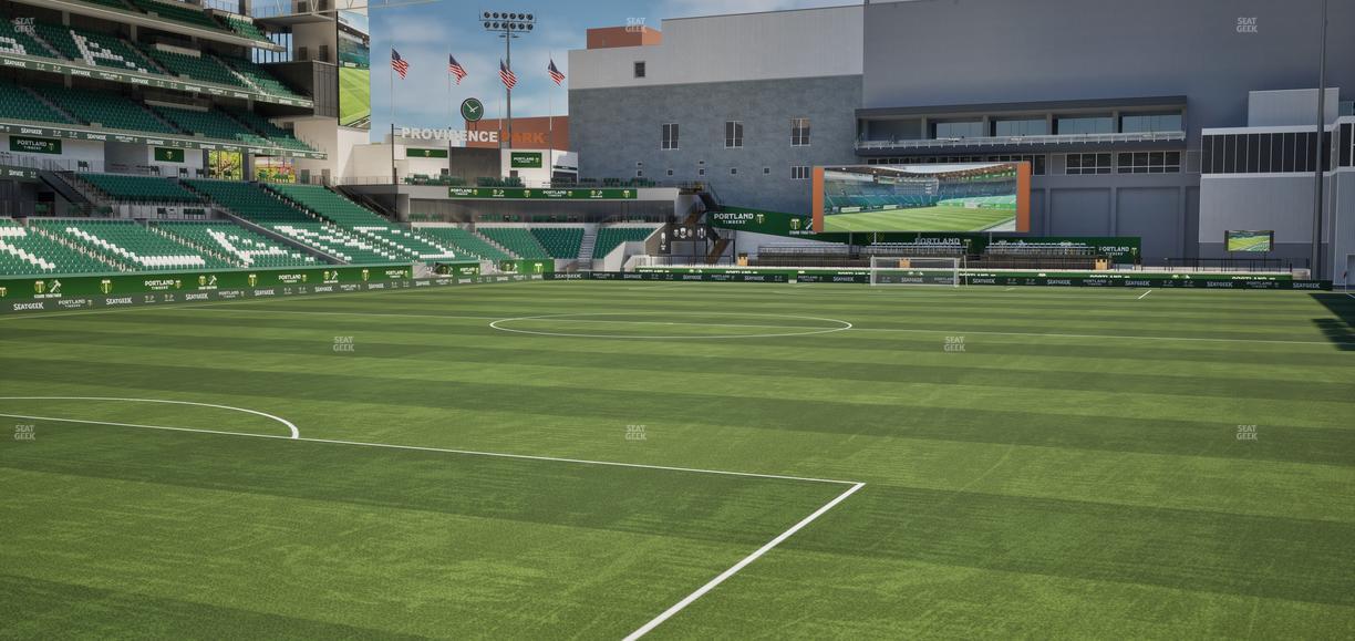 Providence Park - Section 110 Seat View