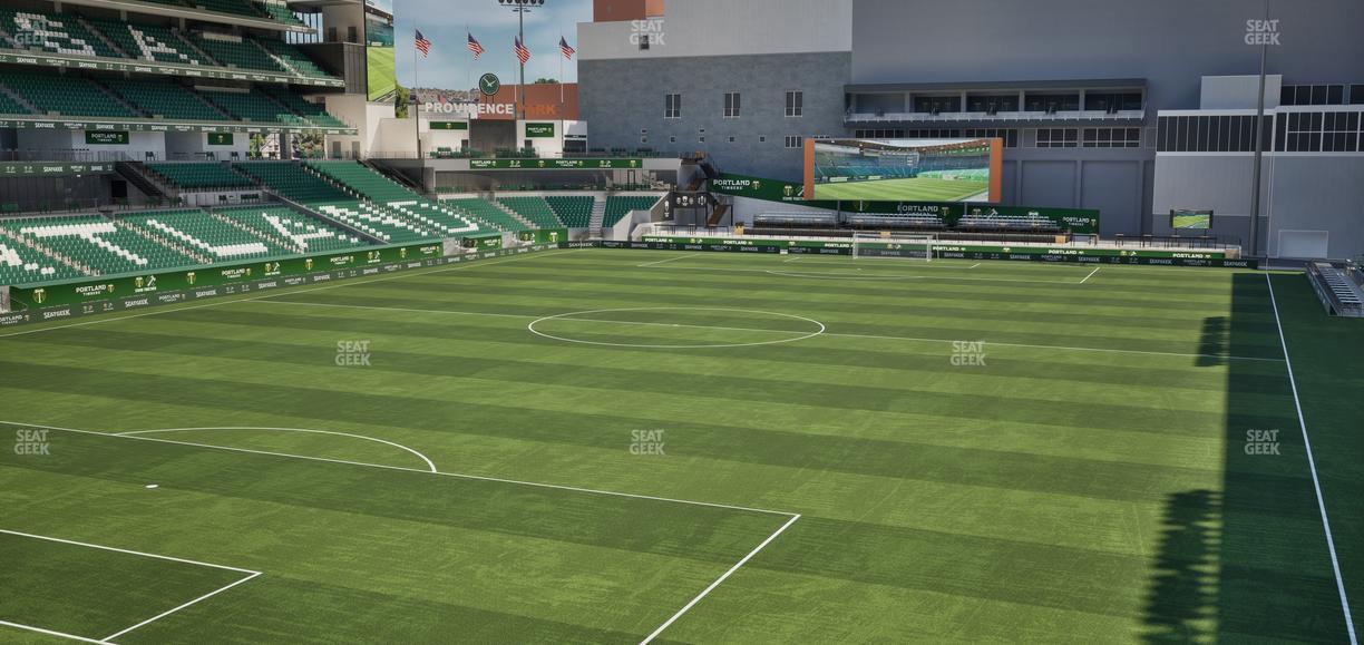 Providence Park - Section 110 Seat View