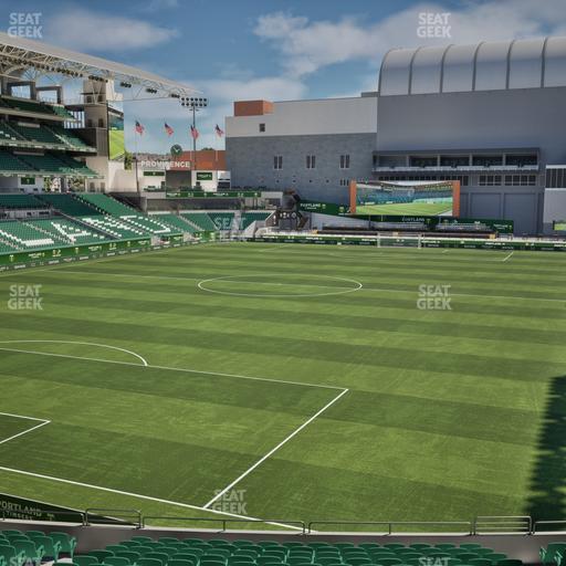 Providence Park - Section 110 Seat View