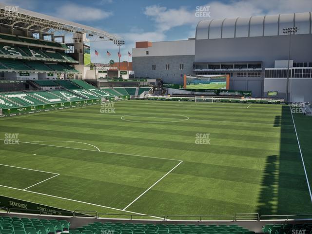 Providence Park - Section 110 Seat View