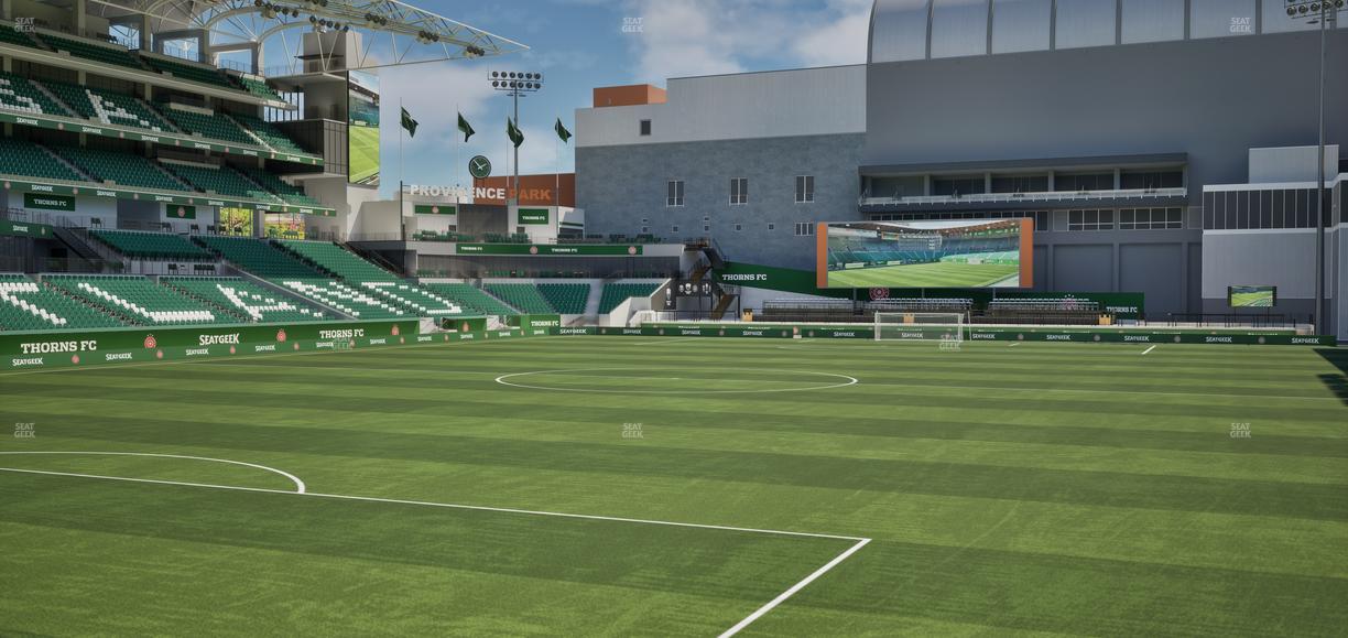 Providence Park - Section 110 Seat View