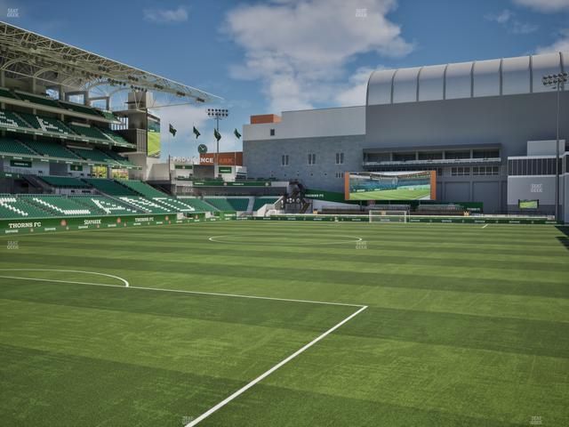 Providence Park - Section 110 Seat View