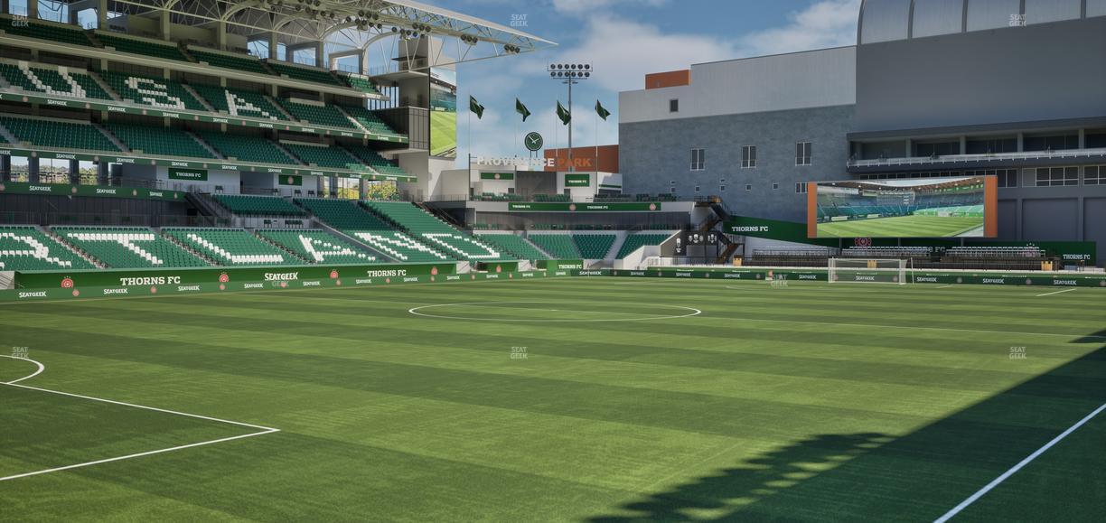 Providence Park - Section 112 Seat View