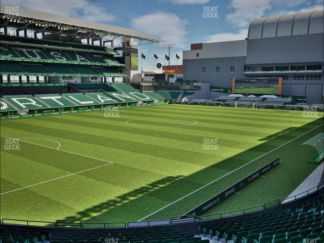 Providence Park - Section 112 Seat View