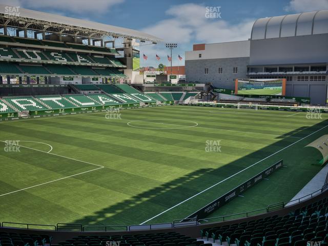 Providence Park - Section 112 Seat View