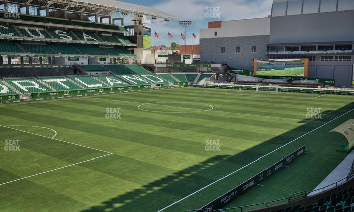 Providence Park - Section 112 Seat View