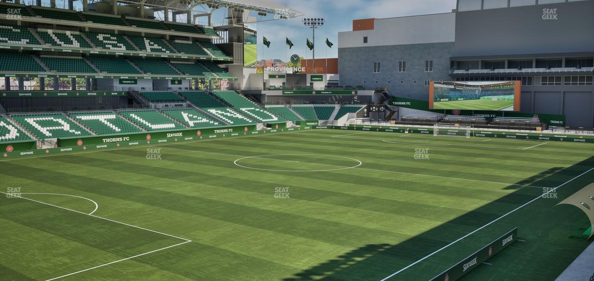 Providence Park - Section 112 Seat View