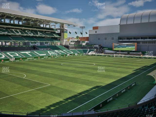 Providence Park - Section 112 Seat View
