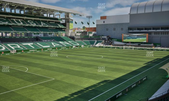 Providence Park - Section 112 Seat View