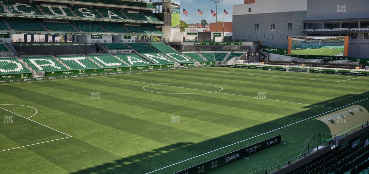 Providence Park - Section 113 Seat View