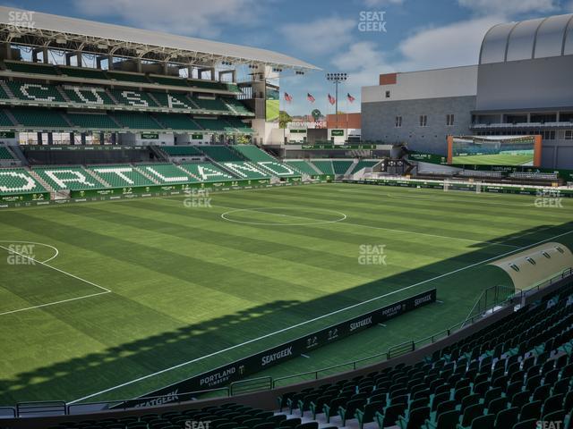 Providence Park - Section 113 Seat View