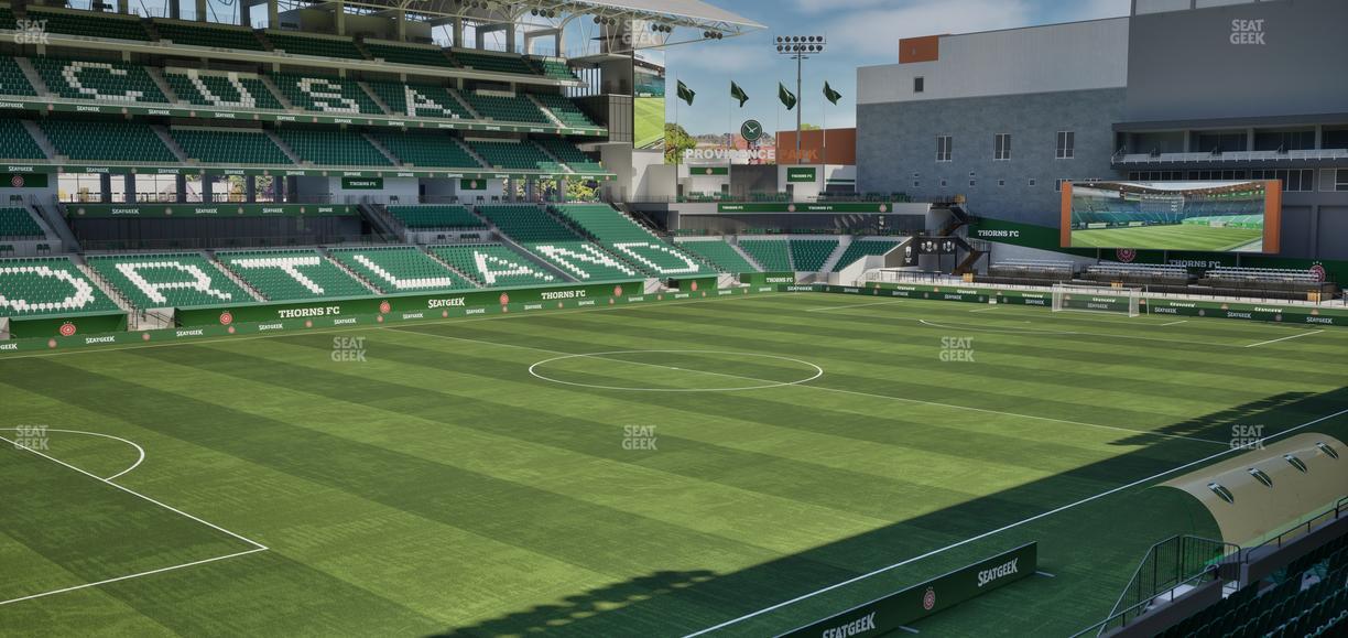 Providence Park - Section 113 Seat View