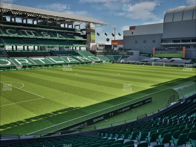 Providence Park - Section 113 Seat View