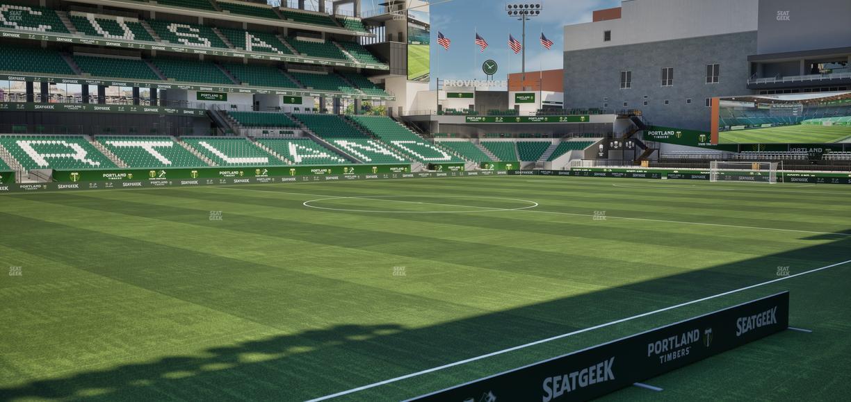 Providence Park - Section 114 Seat View