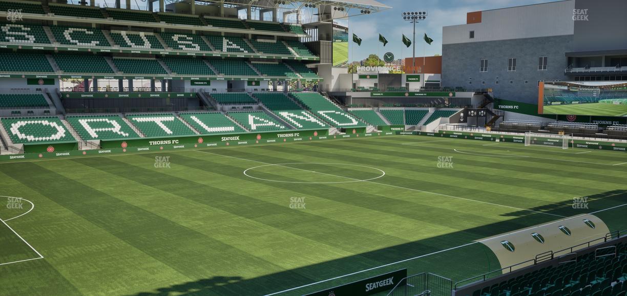 Providence Park - Section 114 Seat View