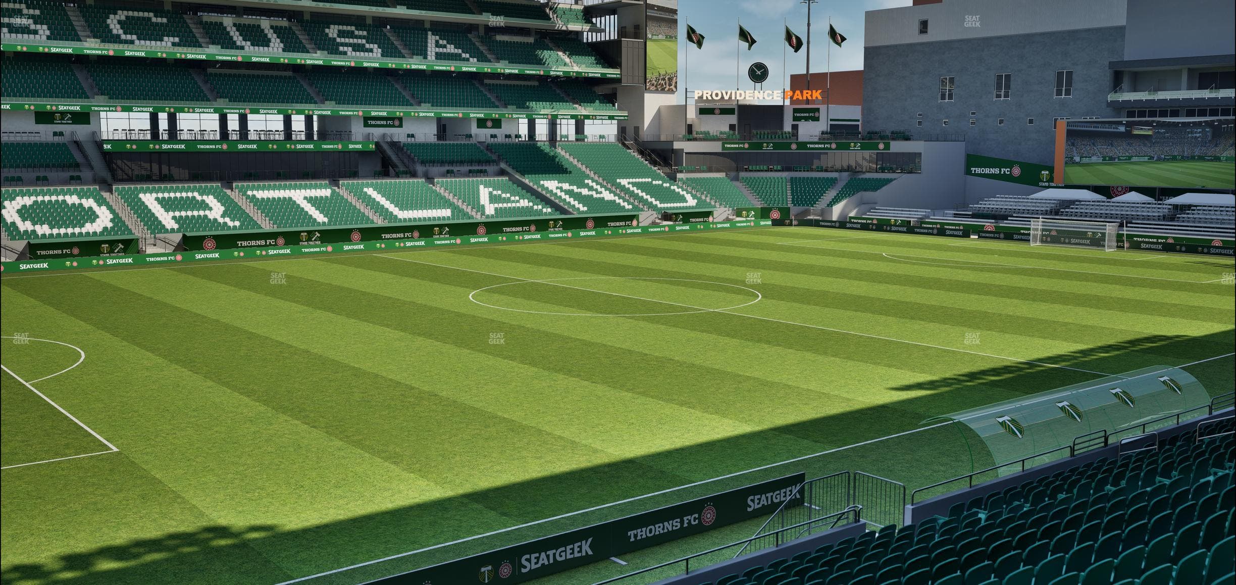 Providence Park - Section 114 Seat View