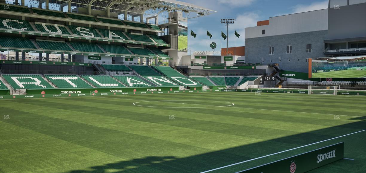 Providence Park - Section 114 Seat View