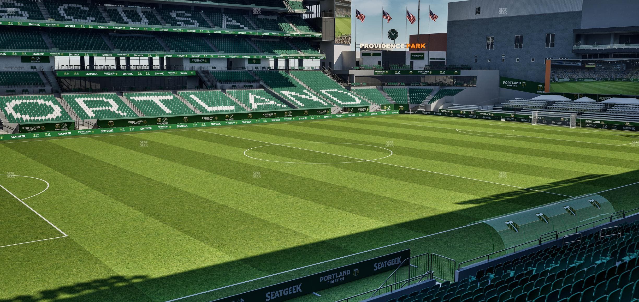 Providence Park - Section 114 Seat View