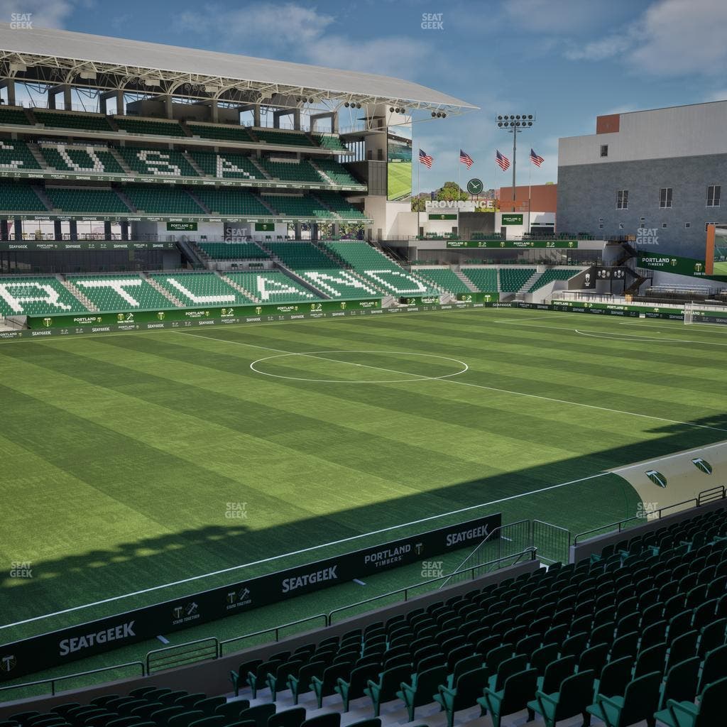 Providence Park - Section 114 Seat View