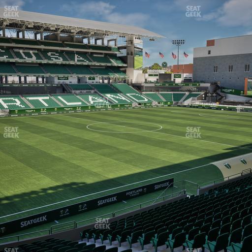 Providence Park - Section 114 Seat View