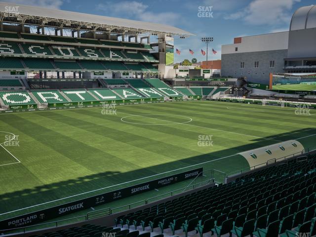 Providence Park - Section 114 Seat View
