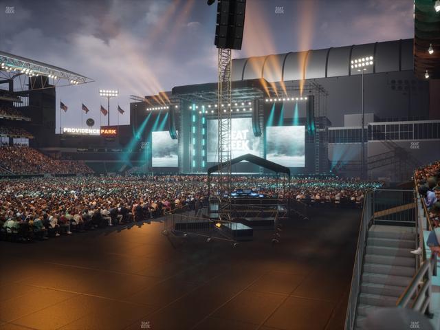 Providence Park - Section 114 Seat View