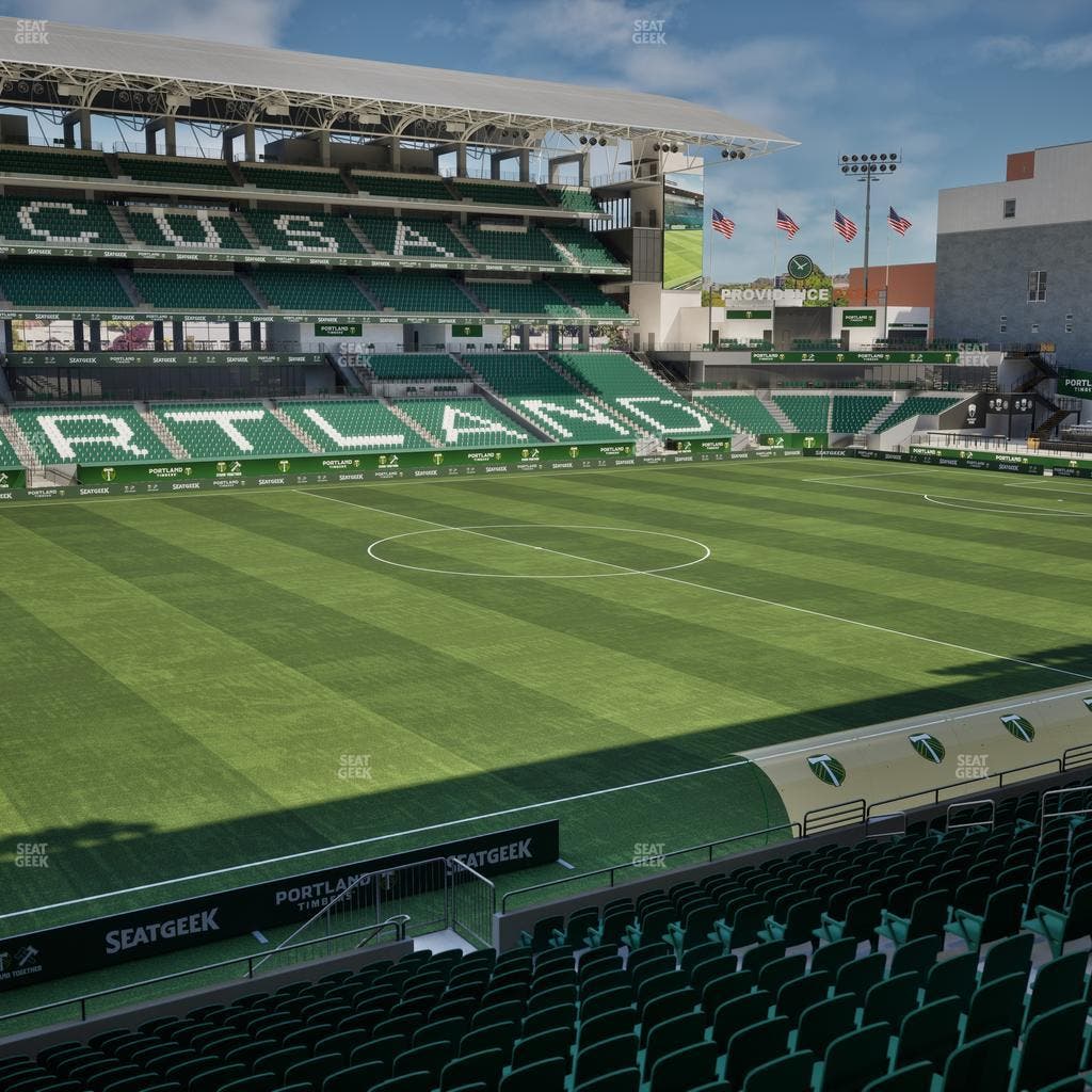Providence Park - Section 115 Seat View