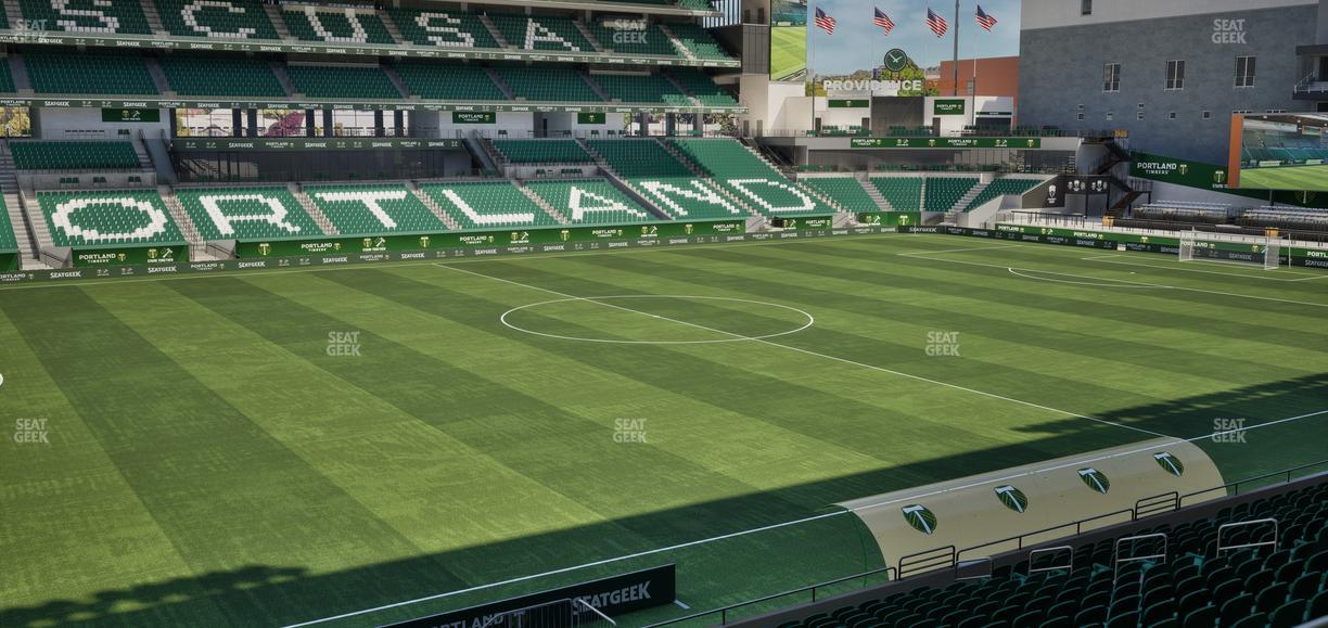 Providence Park - Section 115 Seat View