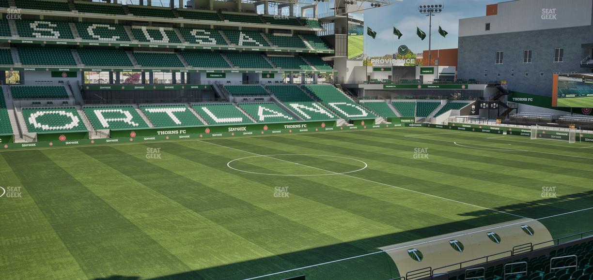 Providence Park - Section 115 Seat View