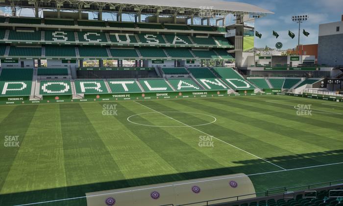 Providence Park - Section 116 Seat View