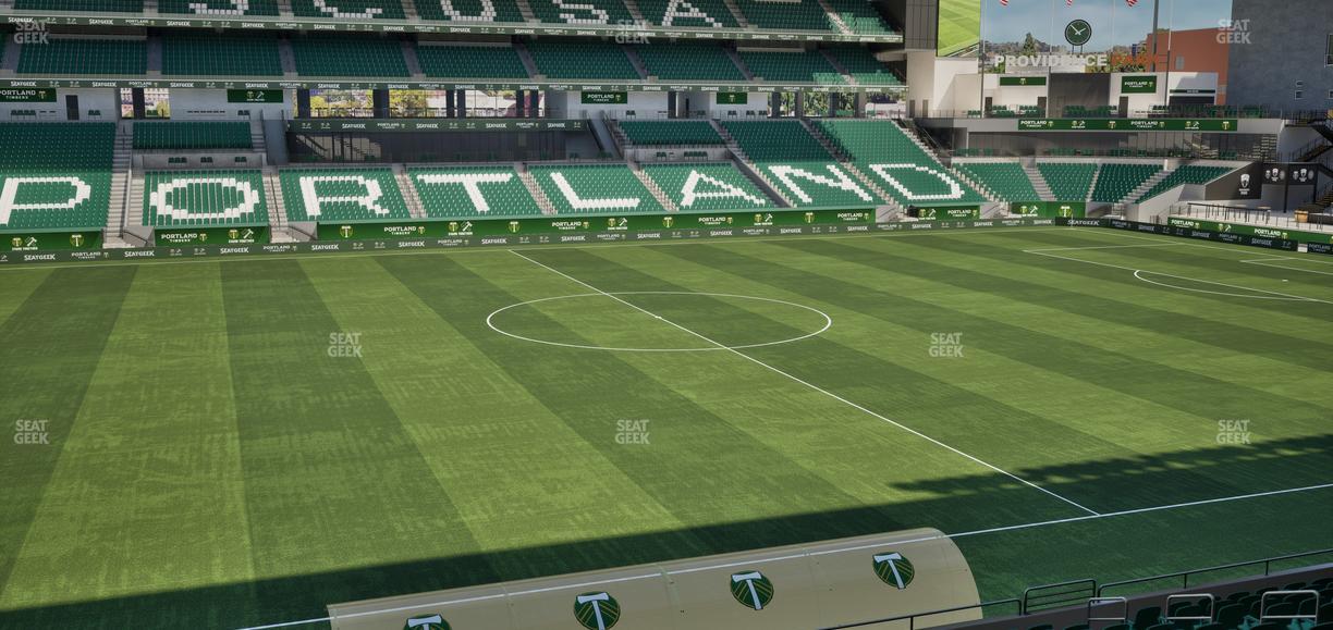 Providence Park - Section 116 Seat View